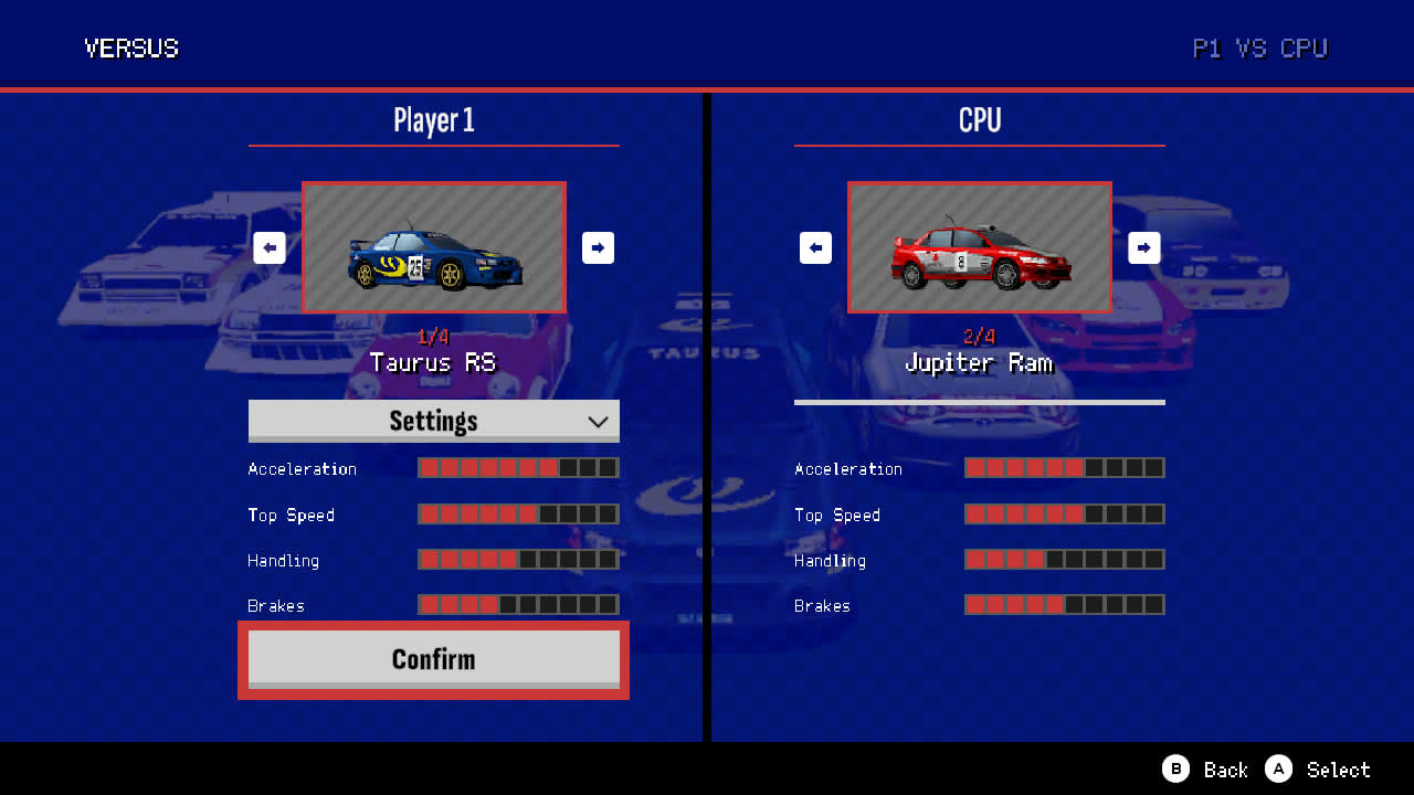 #8. Old School Rally (Nintendo) By: Astrolabe Games