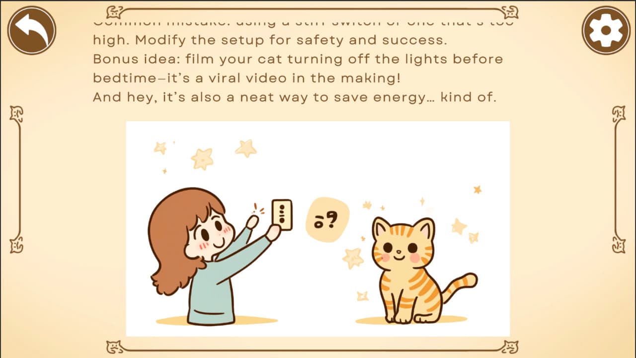 #3. Cat Tricks (Nintendo) 由: Lunaria Games