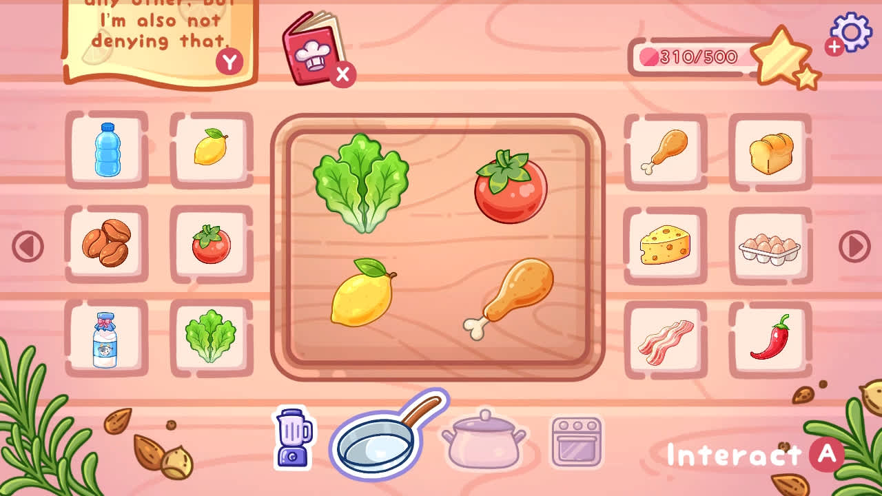 #2. Cozy Cooking: Tiny Tastes (Nintendo) Podle: REDDEER.GAMES