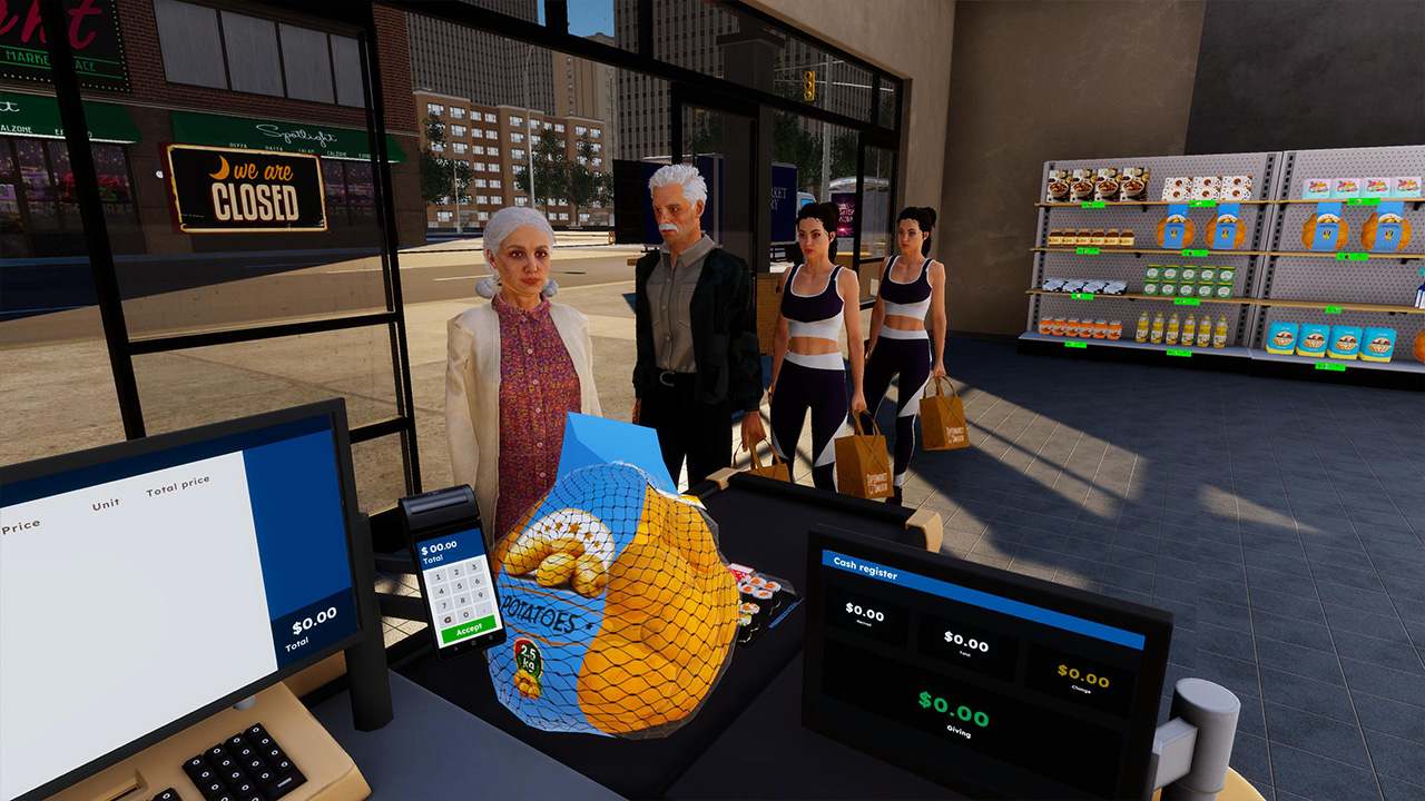#1. Supermarket CEO Simulator (Nintendo) By: VRCFORGE STUDIOS