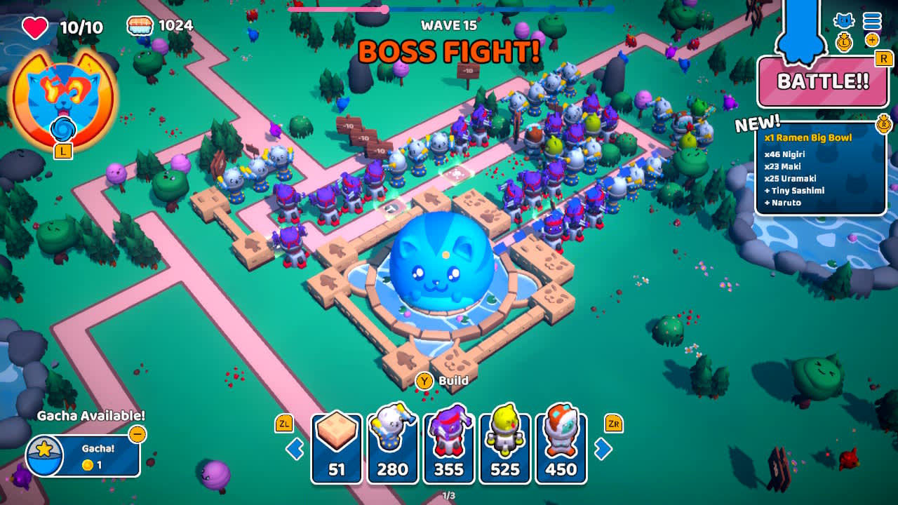 #4. Sushi Cat - Tower Defense (Nintendo) 来自: Armor Games Studios