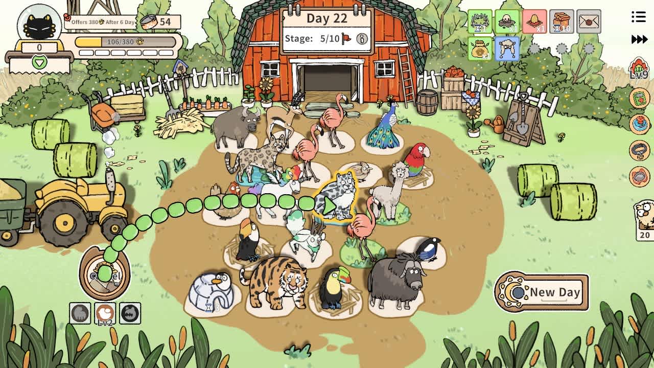 #2. Cat God Ranch (Nintendo) Podle: CrazyPotato Studio
