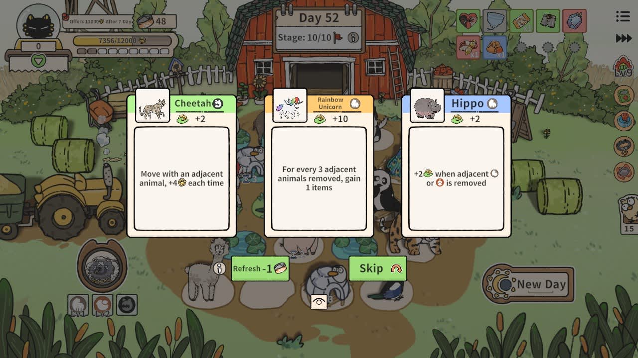 #5. Cat God Ranch (Nintendo) Podle: CrazyPotato Studio