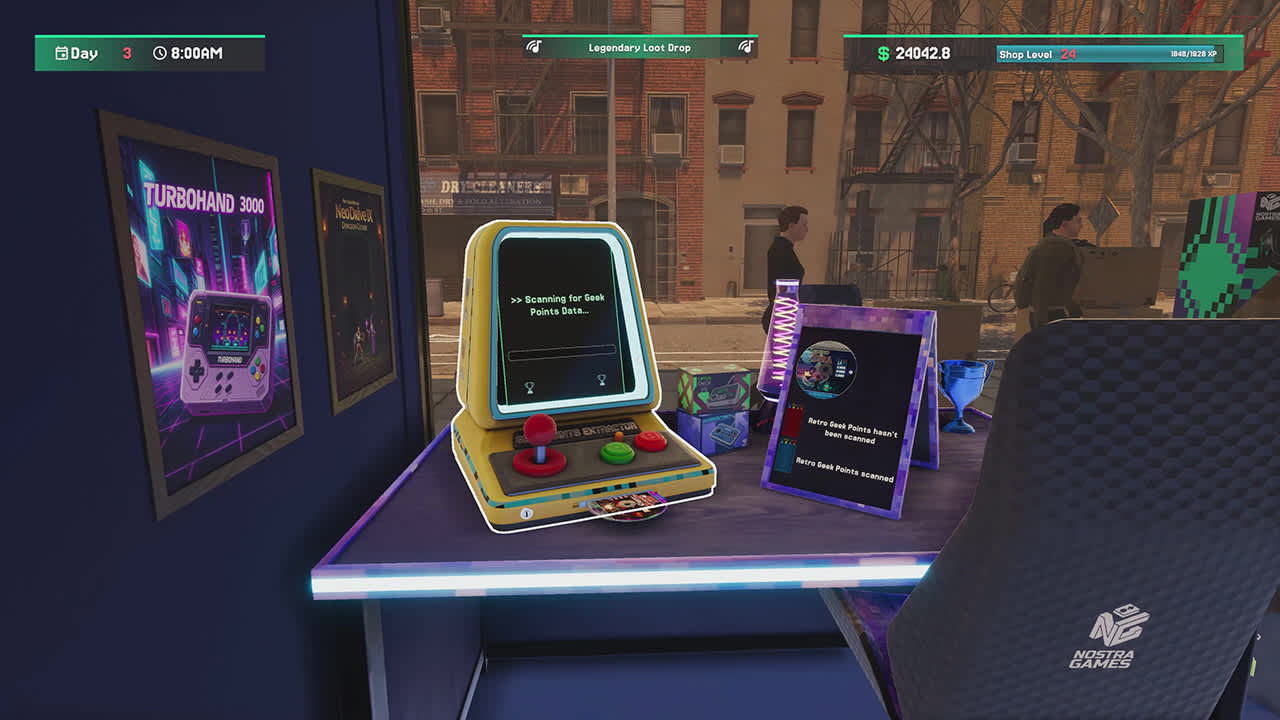 #6. Retro Geek Shop Simulator (Nintendo) بواسطة: NOSTRA GAMES