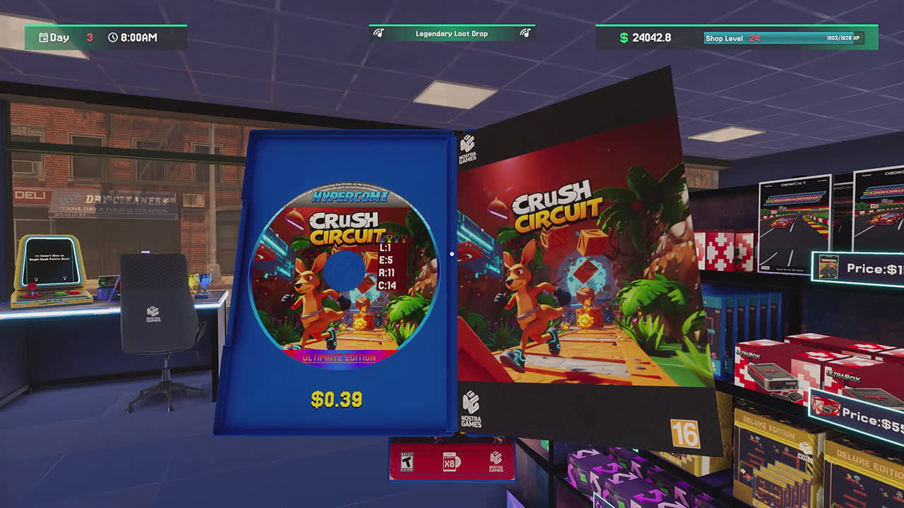 #5. Retro Geek Shop Simulator (Nintendo) بواسطة: NOSTRA GAMES