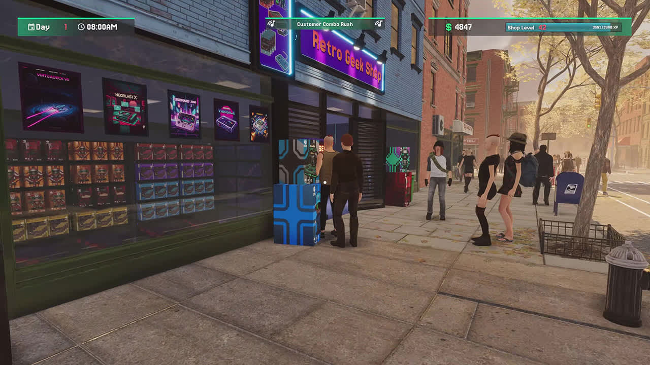 #1. Retro Geek Shop Simulator (Nintendo) بواسطة: NOSTRA GAMES