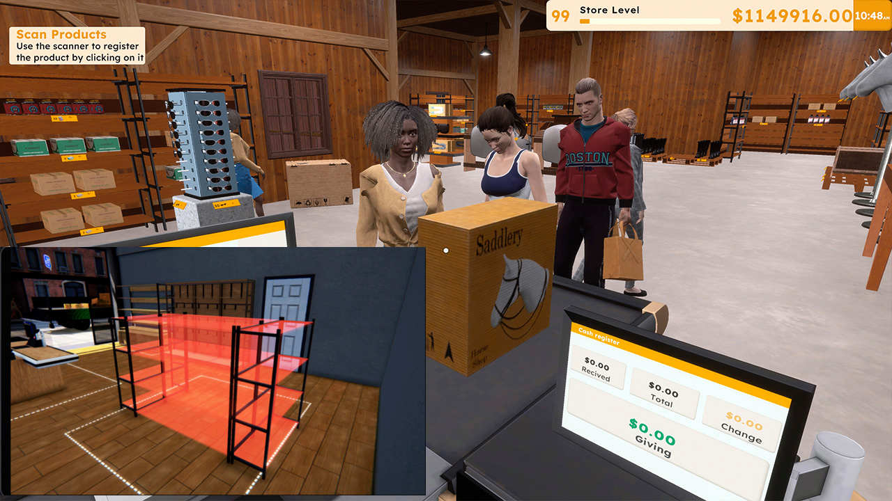 #1. HORSE STORE SIMULATOR (Nintendo) By: 404 Games