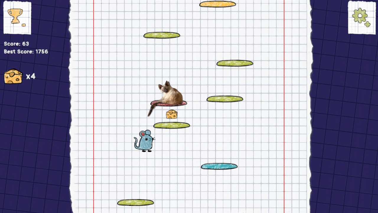 #6. Jump, Mouse, Jump! (Nintendo) By: Soroka Games