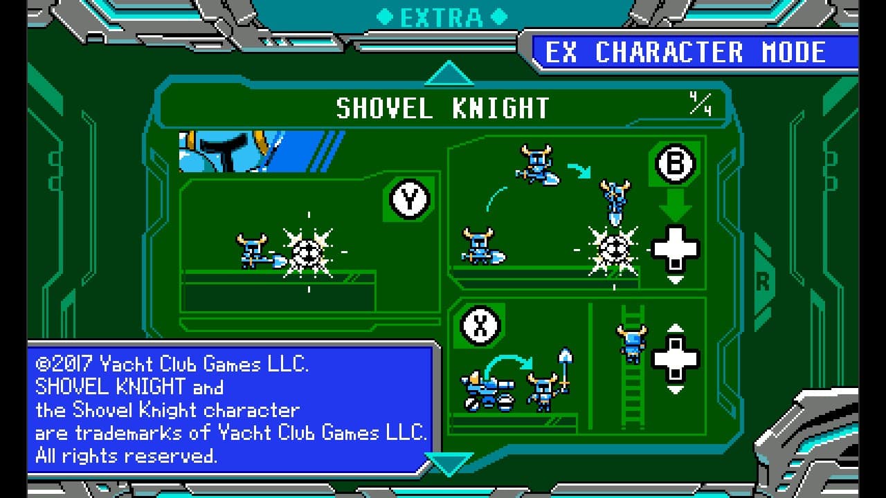 #1. EX CHARACTER: SHOVEL KNIGHT (Nintendo) Podle: Inti Creates