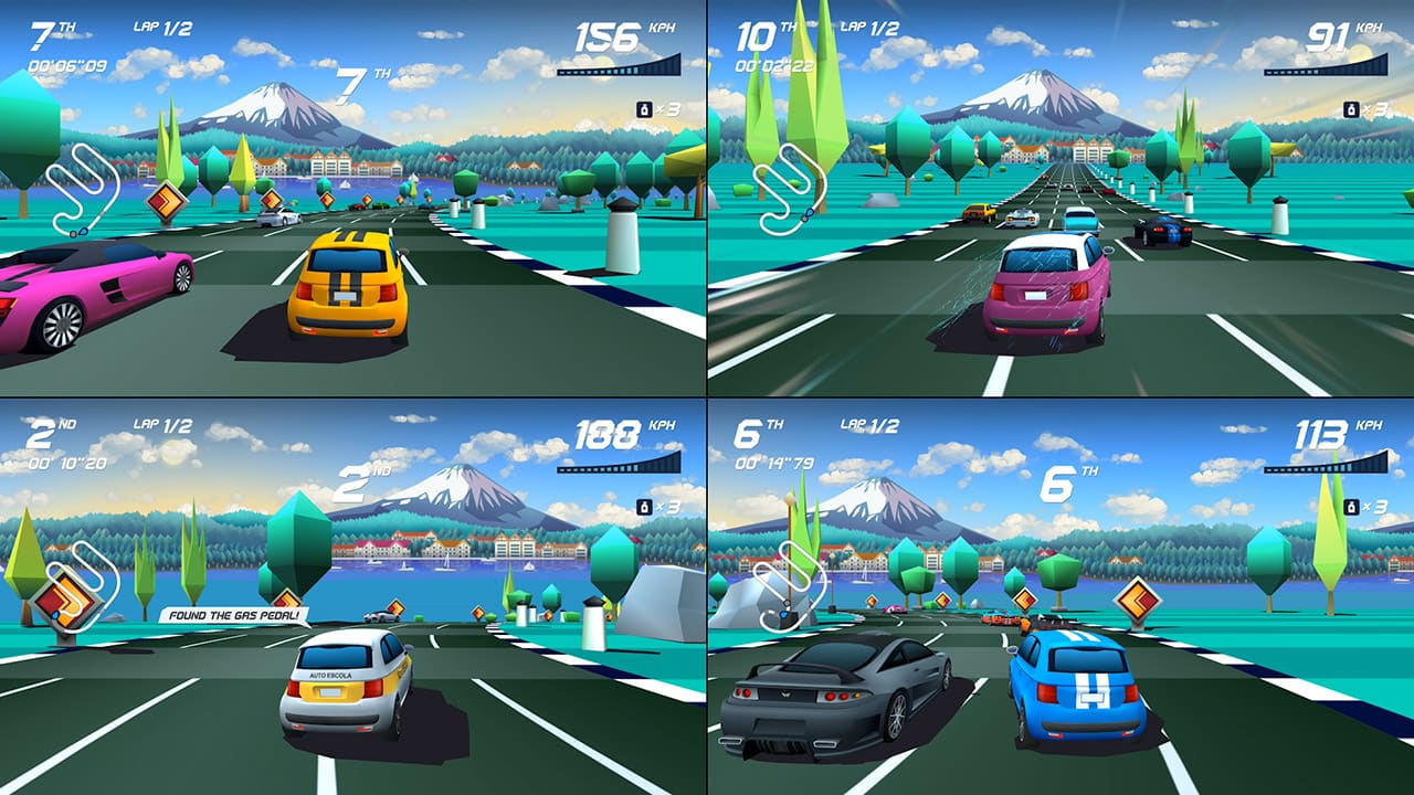 #4. Horizon Chase Turbo - Rookie Series (Nintendo) Podle: AQUIRIS