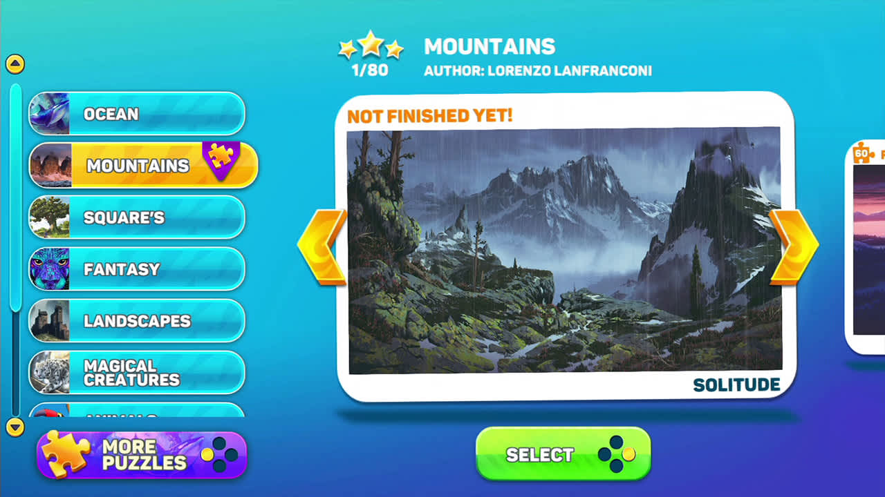 #1. Mountains Pack (Nintendo) By: QubicGames