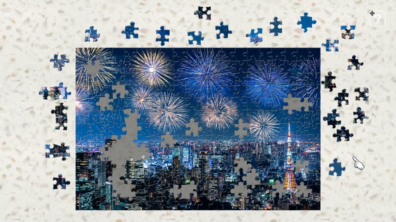 #1. Fireworks and Nightscape (Nintendo) By: BottleCube