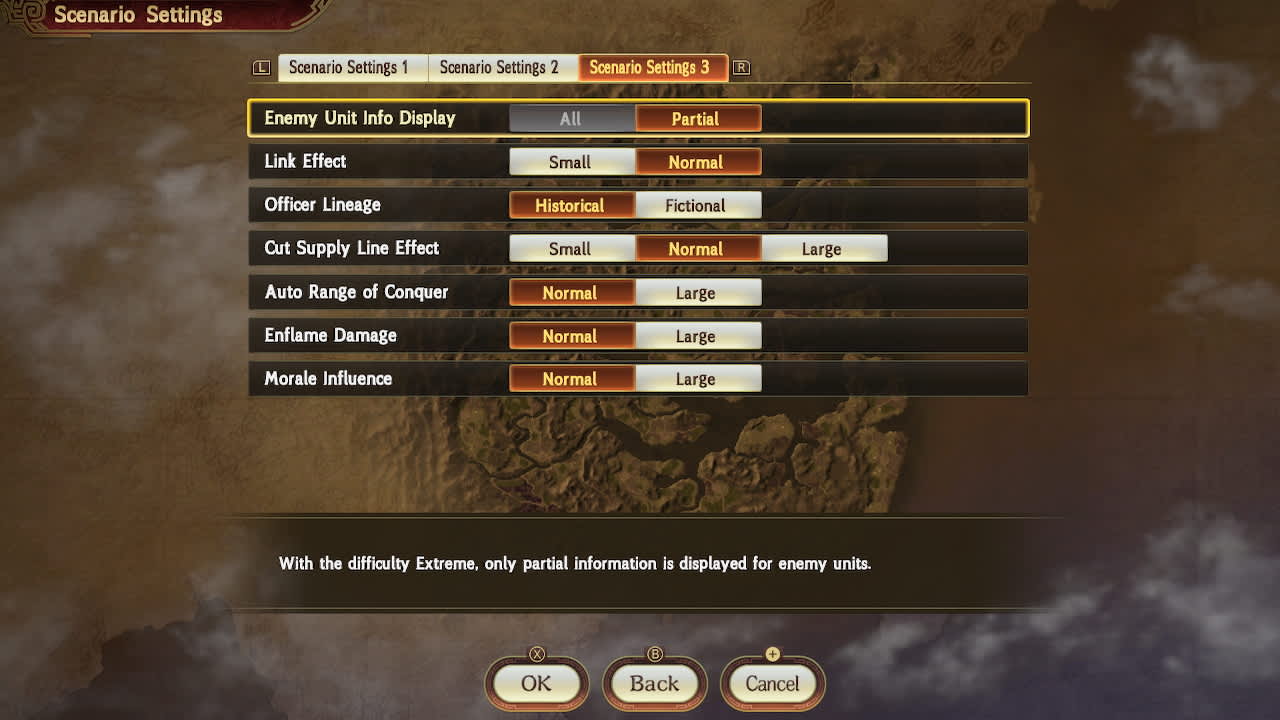 #2. Difficulty [Extreme] & Scenario Settings Set (Nintendo) 由: KOEI TECMO AMERICA