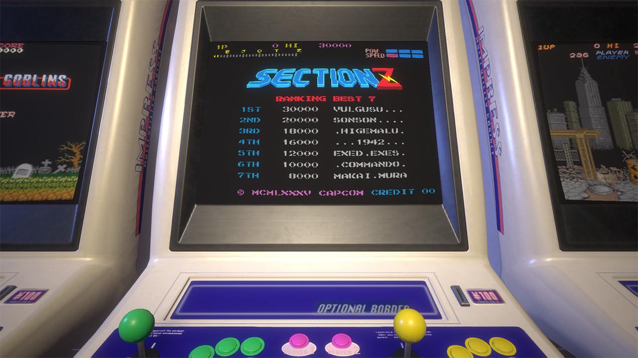 #1. Capcom Arcade Stadium：SECTION Z (Nintendo) Podle: CAPCOM