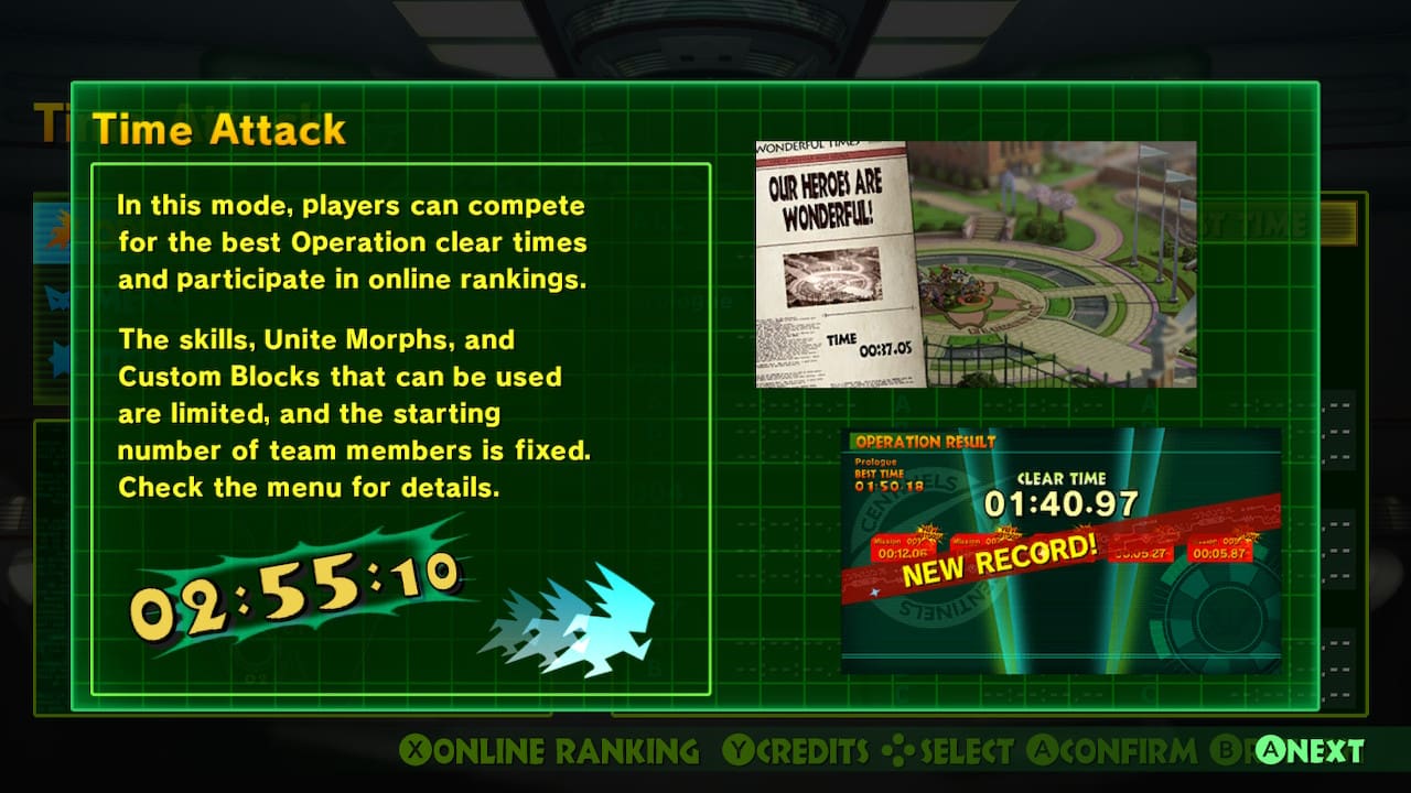 #1. The Wonderful 101: Remastered Time Attack (Nintendo) Podle: PlatinumGames