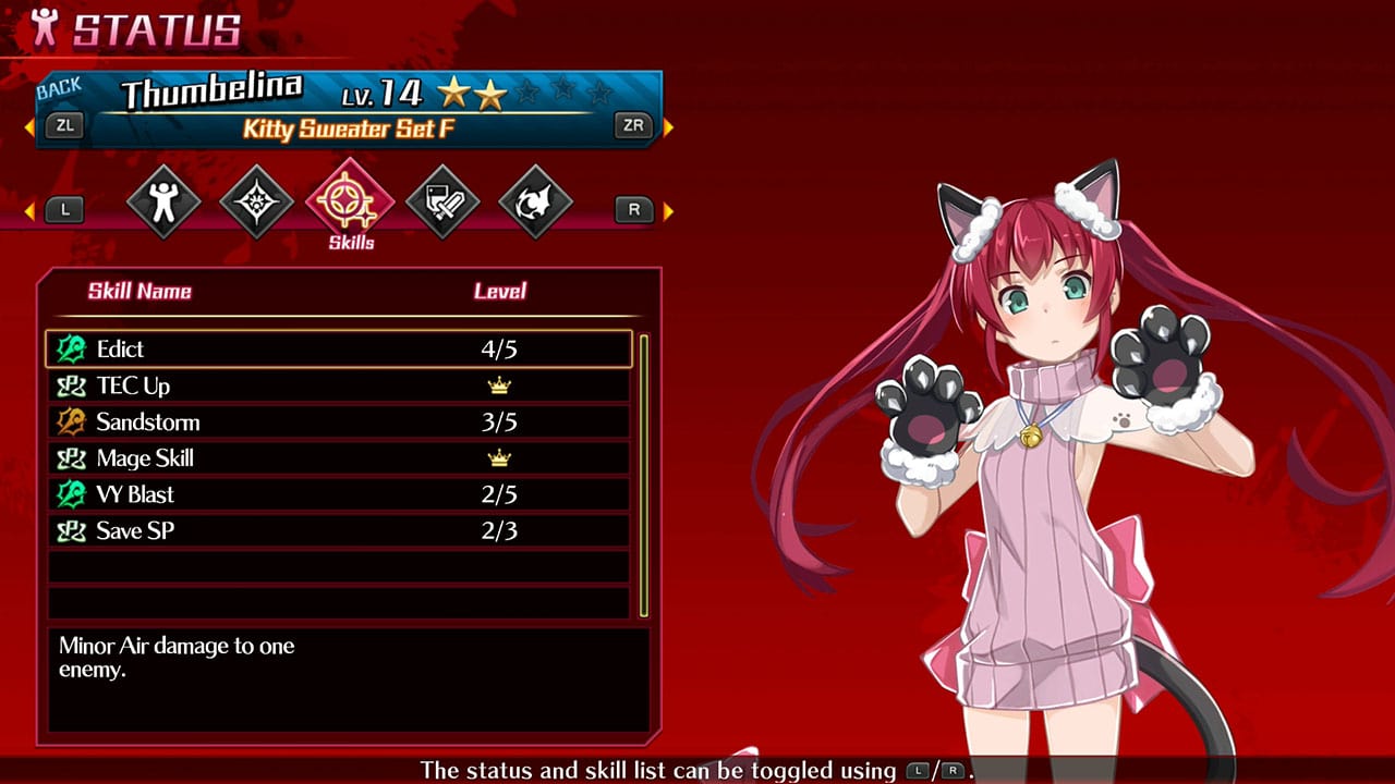 #3. Kitty Sweater Set (Nintendo) Podle: Idea Factory