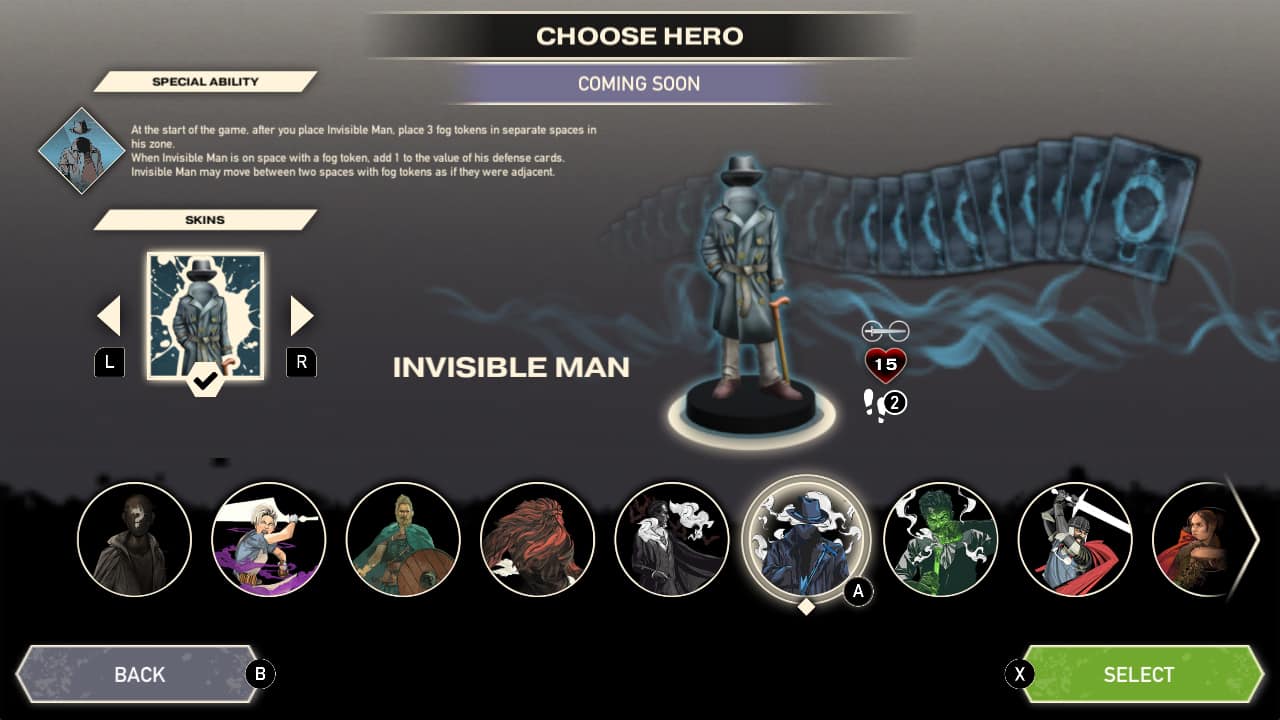 Unmatched: Digital Edition - Invisible Man (Nintendo) De: Dire Wolf Digital