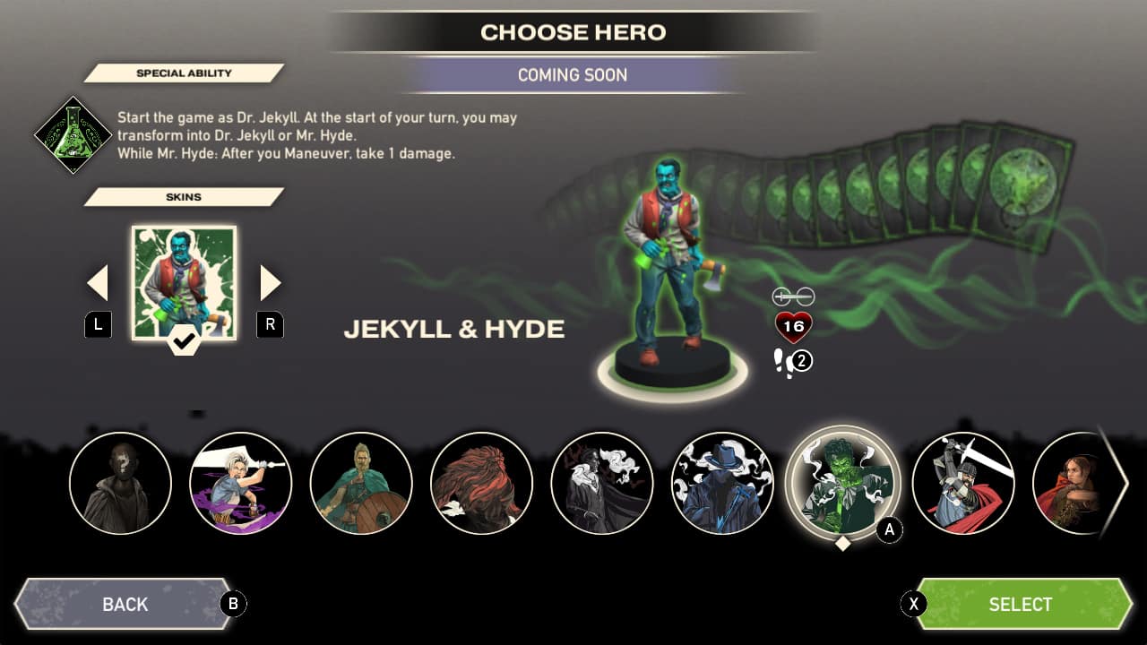 Unmatched: Digital Edition - Jekyll & Hyde (Nintendo) De: Dire Wolf Digital