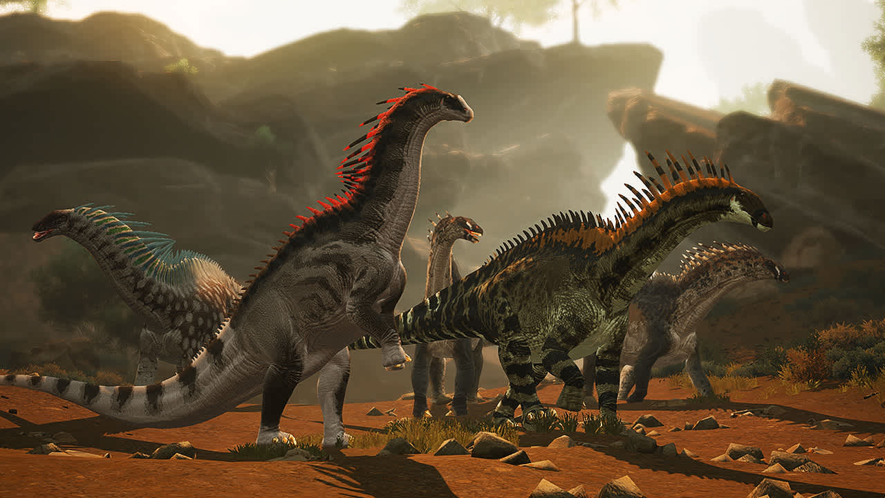 #1. Path of Titans Deluxe Founder’s Pack (Nintendo) Podle: Alderon Games