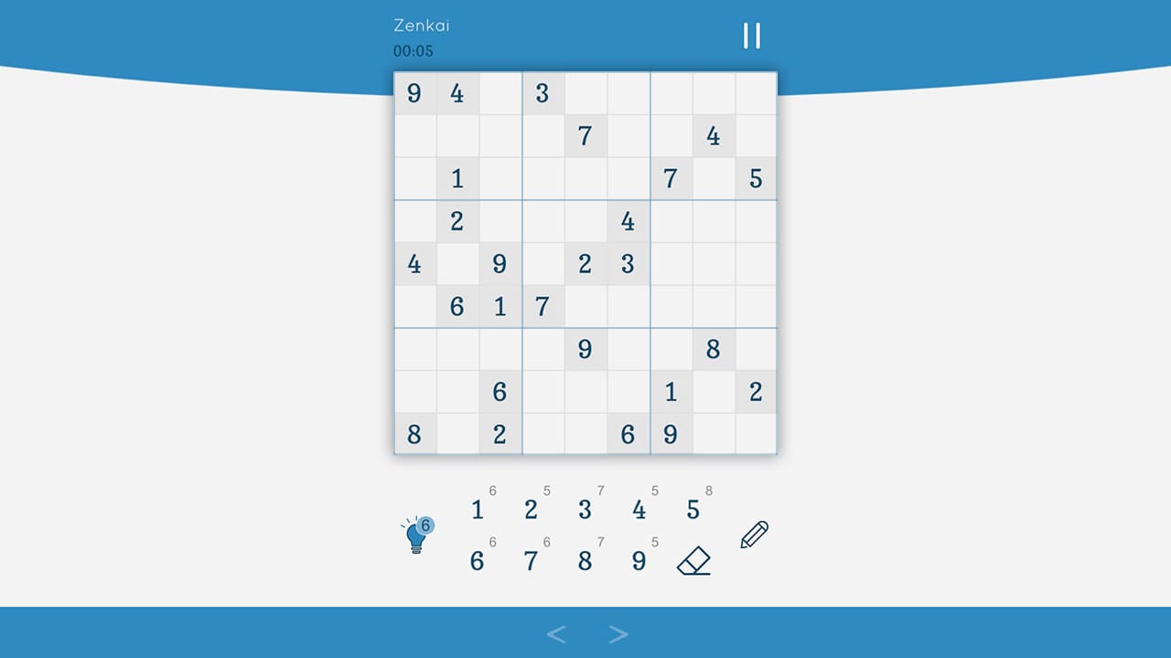 #6. Stellar Interface + Sudoku Zenkai (Nintendo) Oleh: ImaginationOverflow