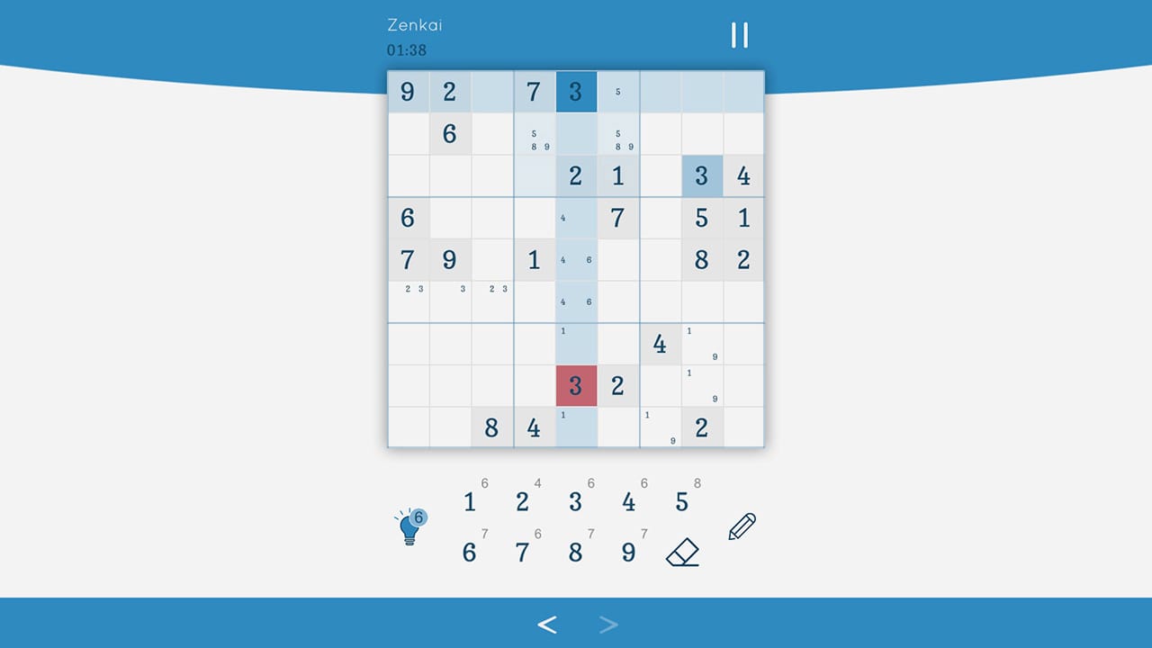 #5. Stellar Interface + Sudoku Zenkai (Nintendo) Oleh: ImaginationOverflow