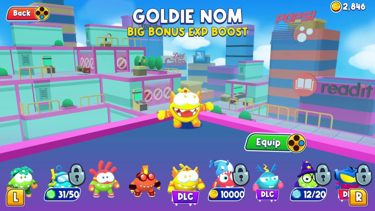 #6. Om Nom: Run 2 - Complete Edition (Nintendo) Podle: QubicGames