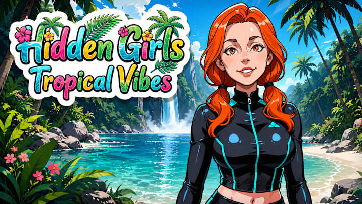 Hidden Girls: Tropical Vibes cover
