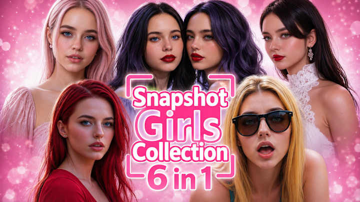 Snapshot Girls Collection 6 in 1 cover