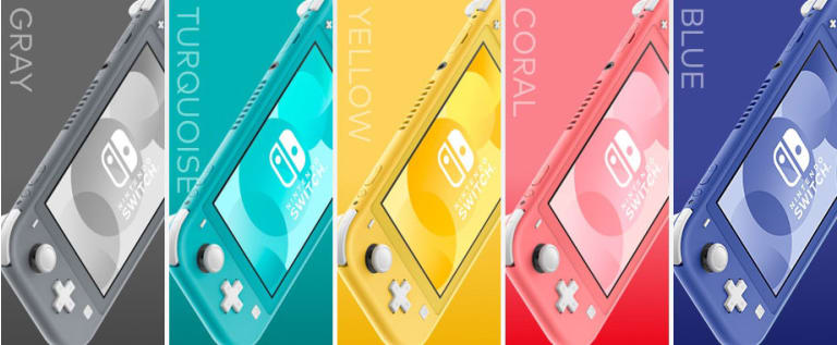 Nintendo Switch Lite - Color options