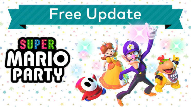 The official home of Super Mario™ – News - Free update for Super Mario Party!  Online play comes to the board game mode