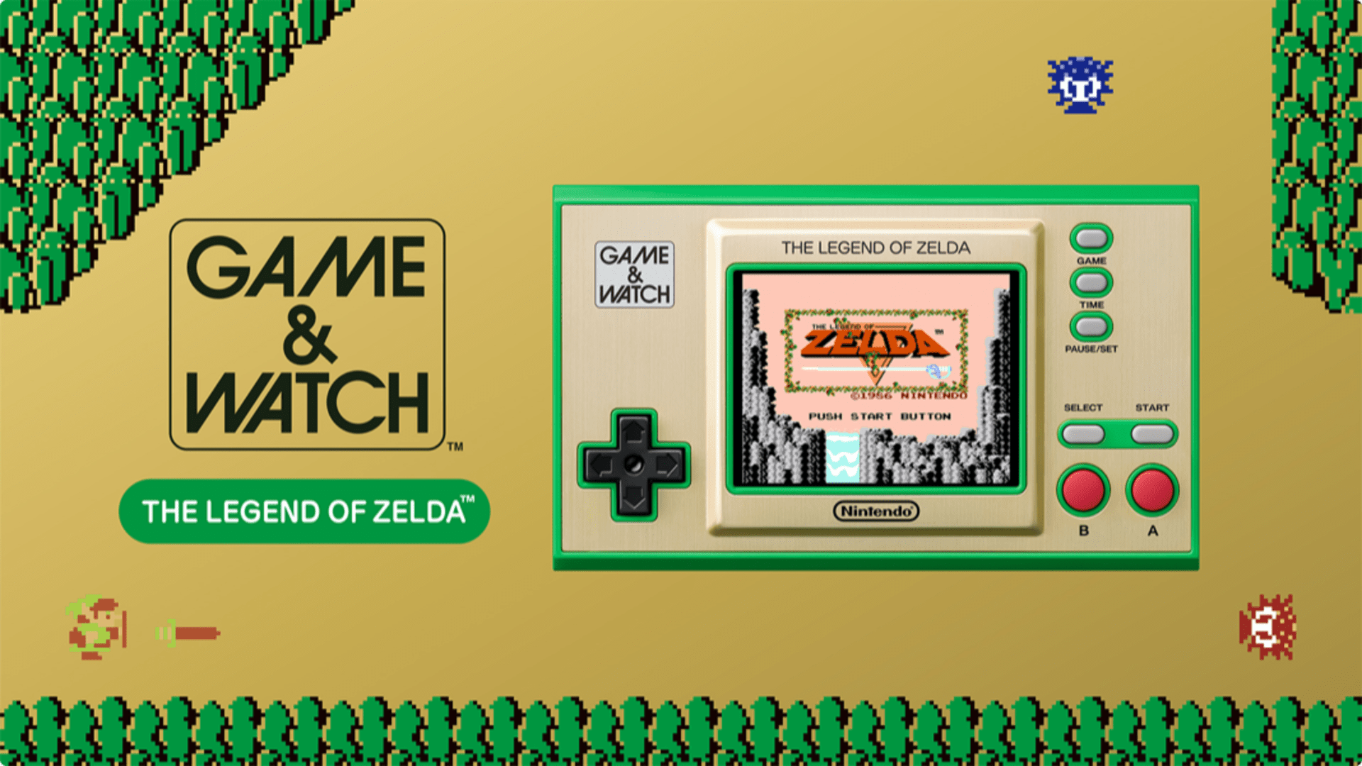 Compliment Zoeken Continentaal Play three classic Legend of Zelda games and more Game and Watch style -  Nintendo - Official Site