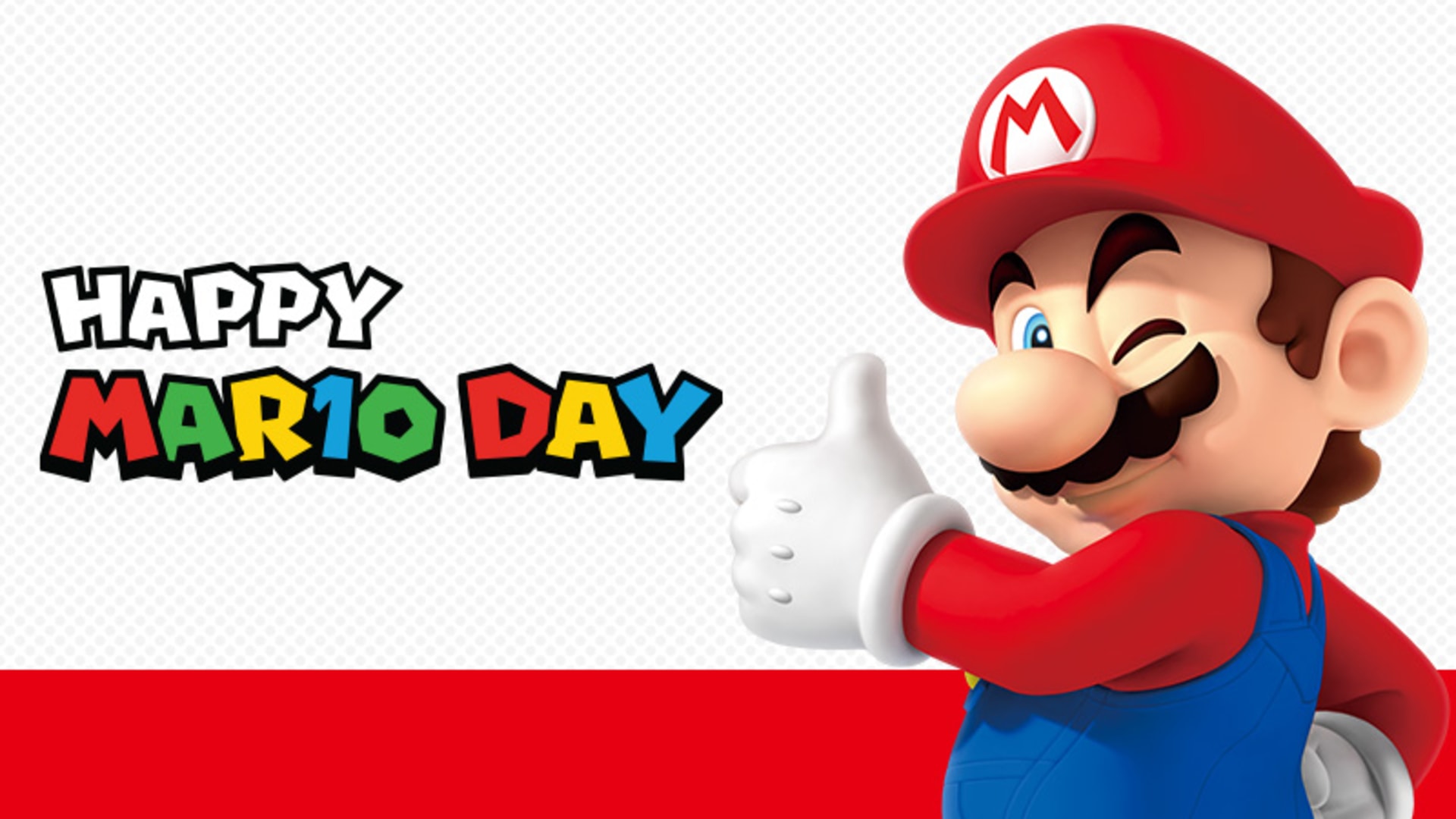 Happy MAR10 Day Have fun with this stache of Mario games Nintendo