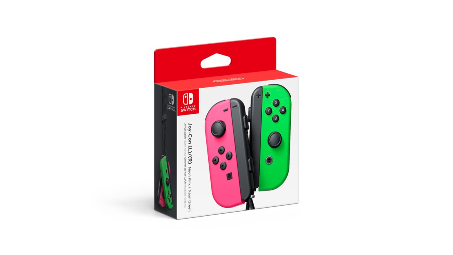Joy Con Neon Pink L Neon Green R Nintendo Official Site