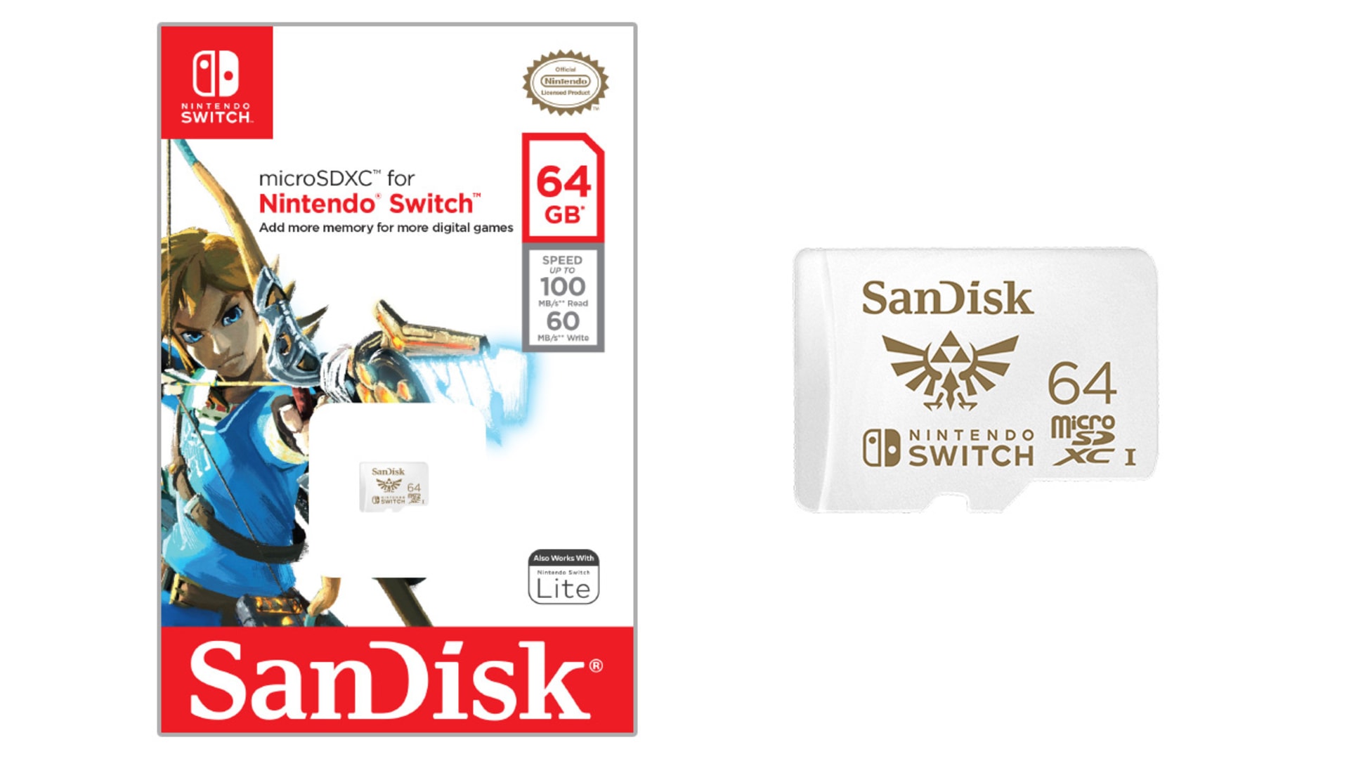 64gb Sandisk Memory Card For Nintendo Switch Nintendo Official Site