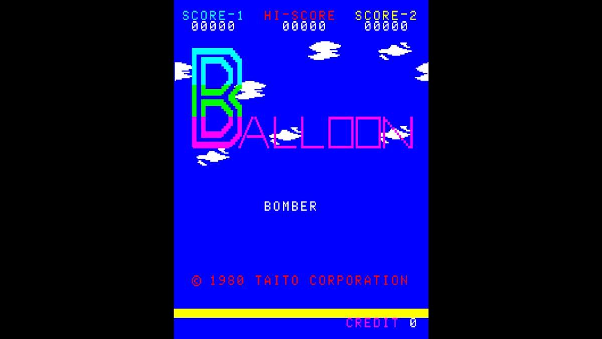 Arcade Archives BALLOON BOMBER - zrzut ekranu 1