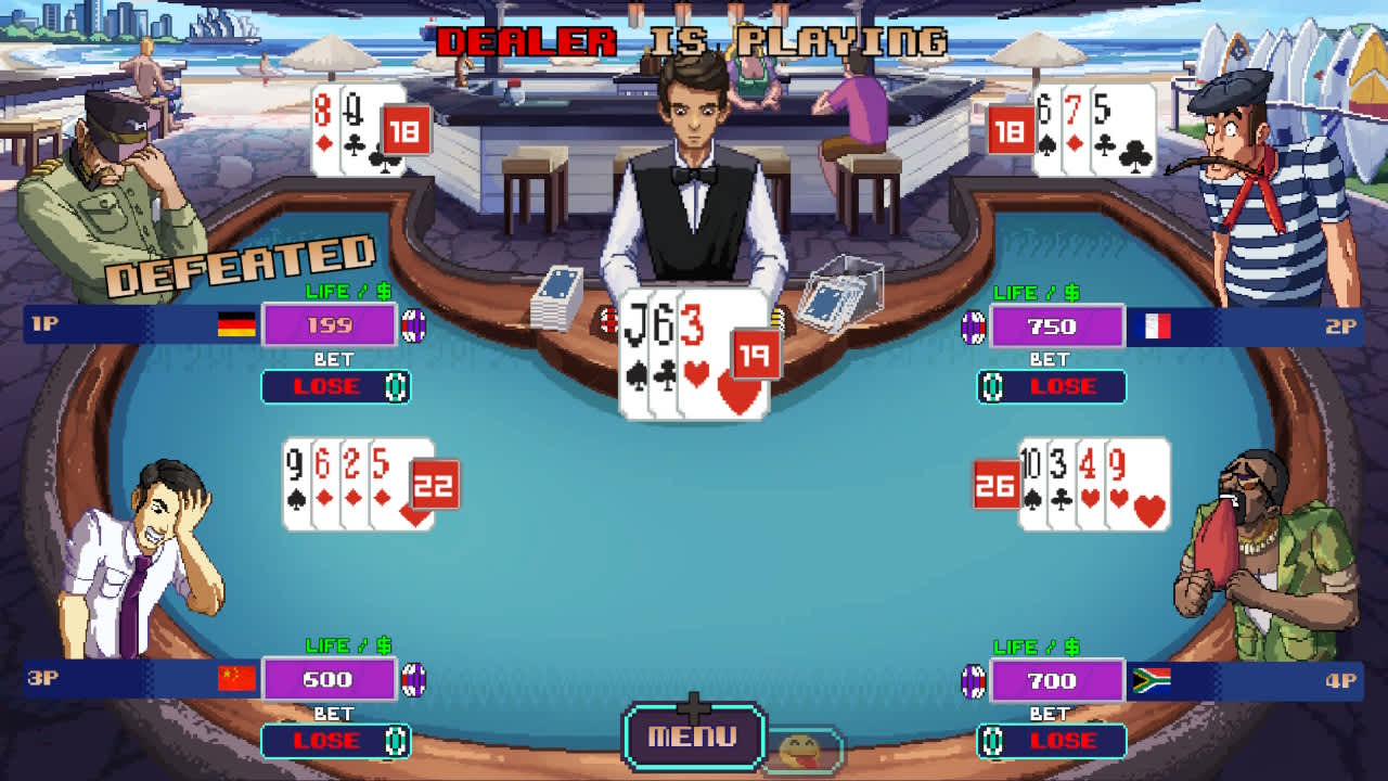 Super Blackjack Battle 2 Turbo Edition - The Card Warriors screenshot 2