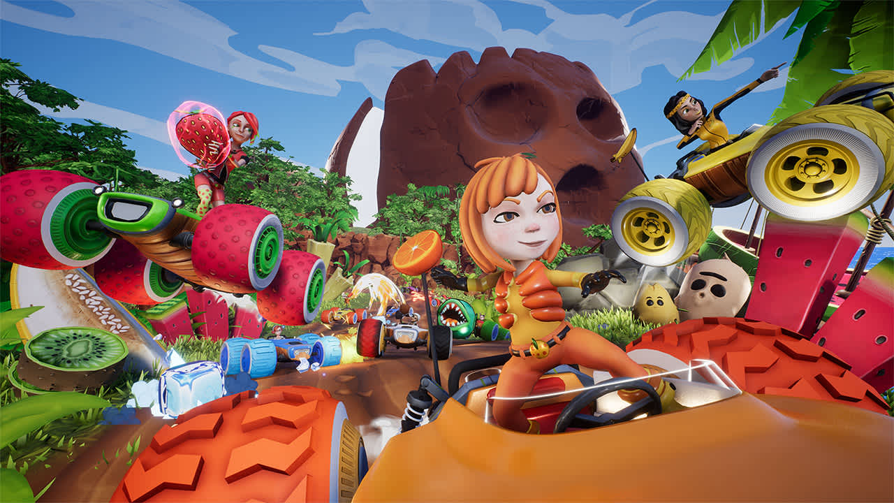All-Star Fruit Racing screenshot 1