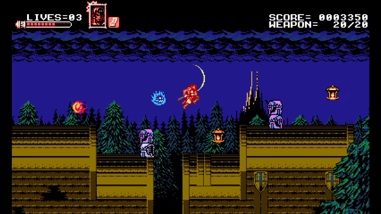 Bloodstained: Curse of the Moon screenshot 1