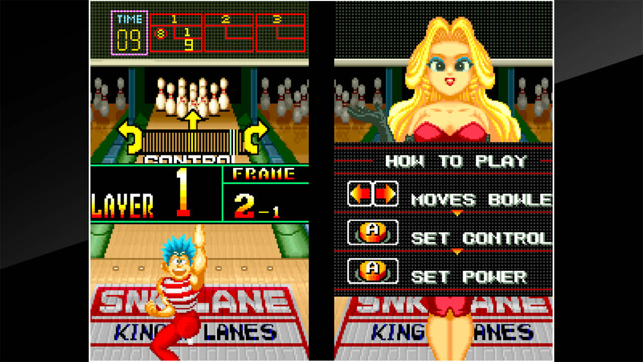 ACA NEOGEO LEAGUE BOWLING screenshot 1