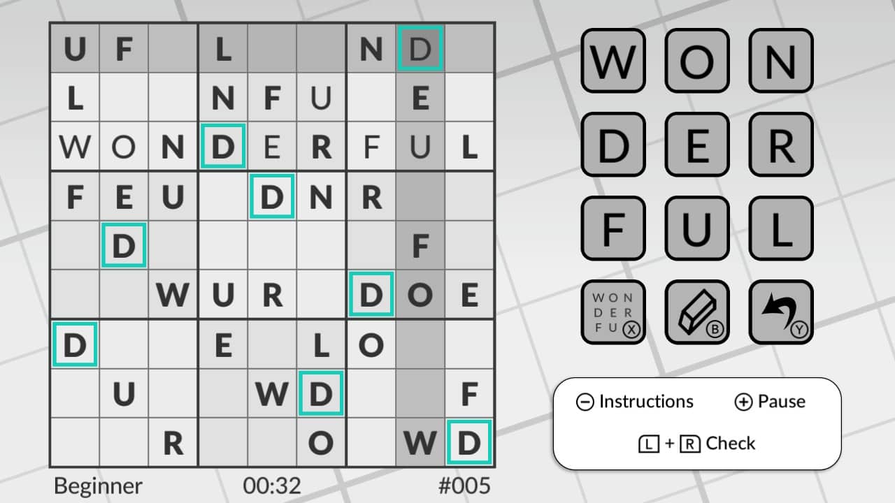 Word Sudoku by POWGI screenshot 1