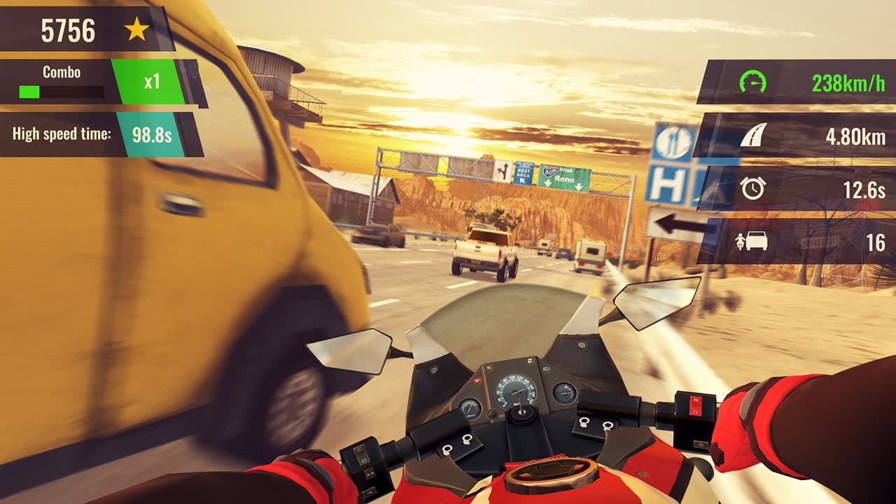 Moto Rush GT screenshot 2