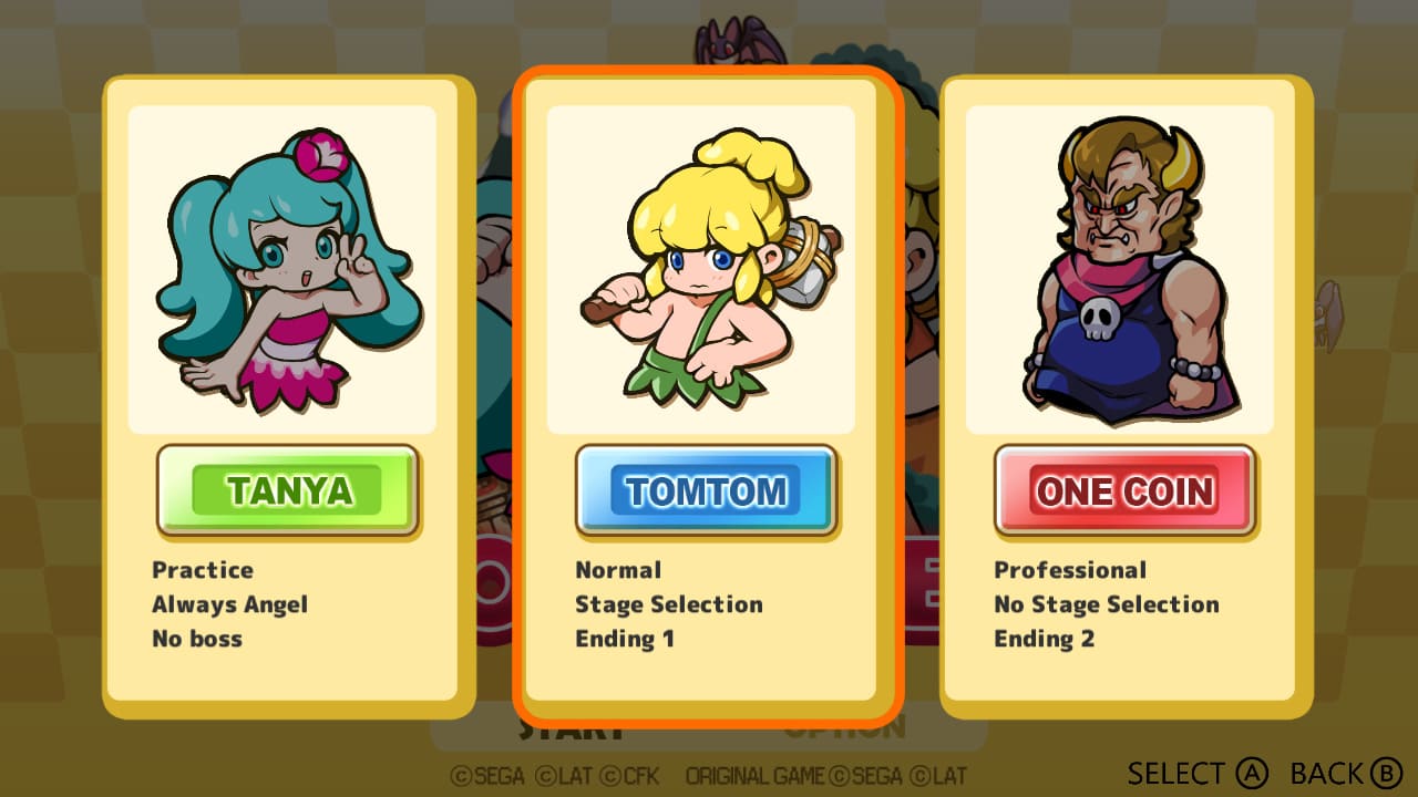 WONDER BOY RETURNS REMIX screenshot 2