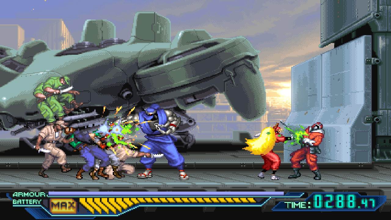 The Ninja Saviors: Return of the Warriors screenshot 1