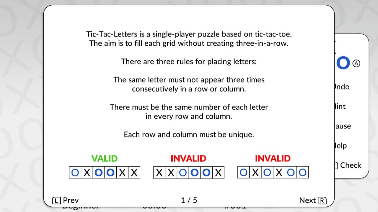 Tic-Tac-Letters by POWGI screenshot 2