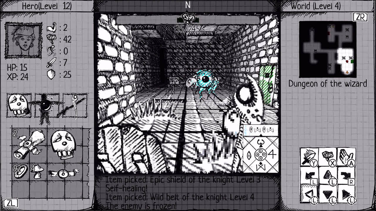 Drawngeon: Dungeons of Ink and Paper screenshot 4