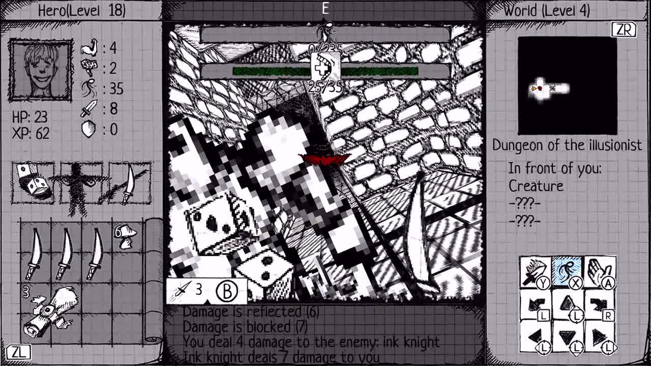 Drawngeon: Dungeons of Ink and Paper screenshot 3