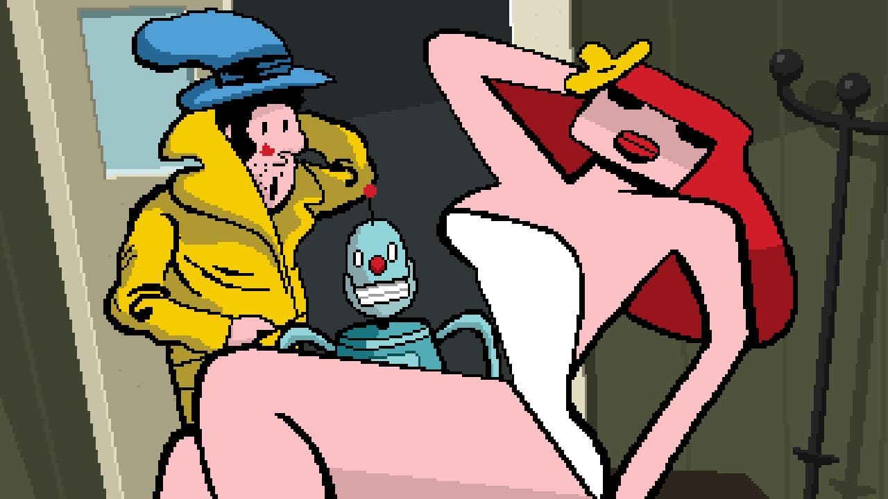Detective Case and Clown Bot in: Murder in The Hotel Lisbon screenshot 3