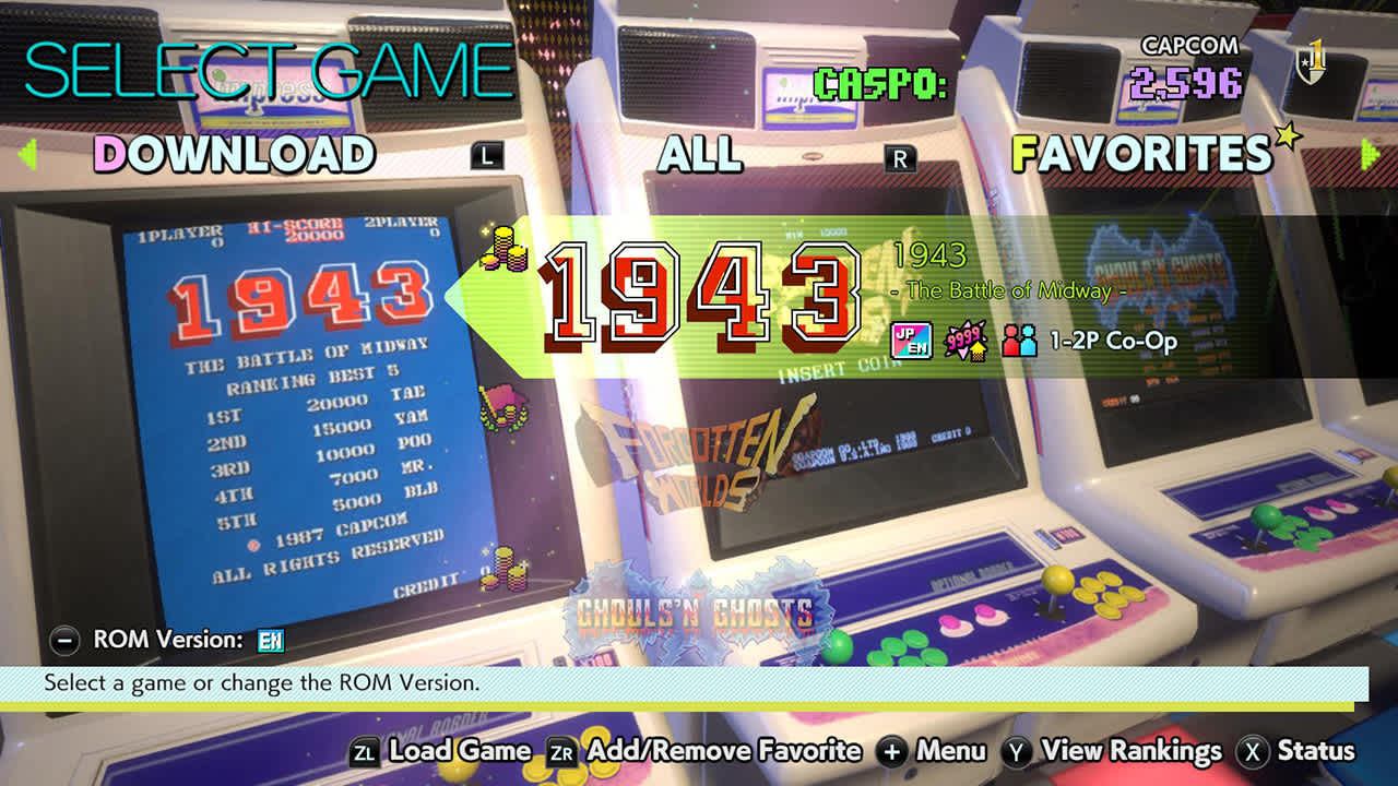 Capcom Arcade Stadium screenshot 1