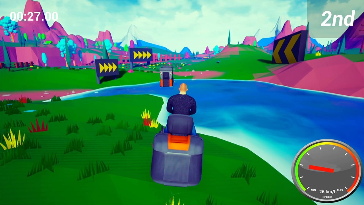 Lawnmower Game: Racing screenshot 3