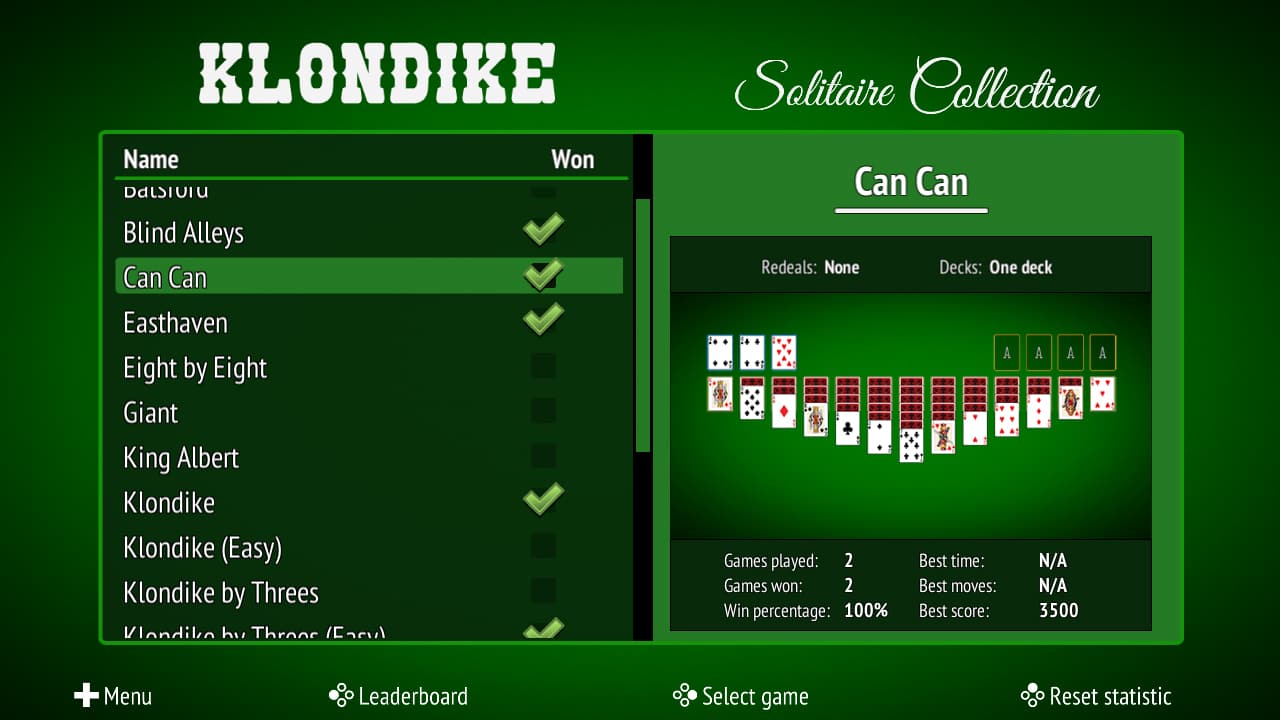 Klondike Solitaire Collection screenshot 1